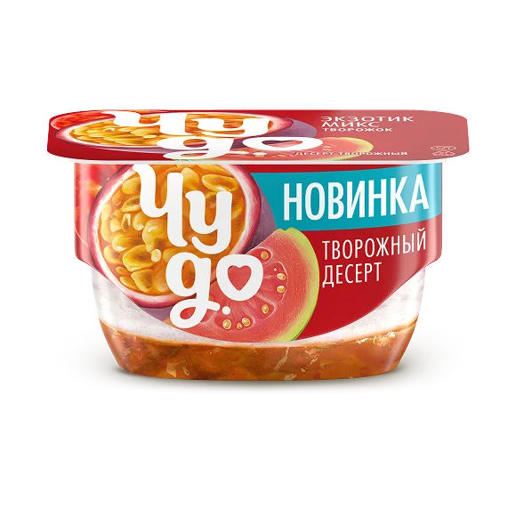 Творожный десерт экзотик микс