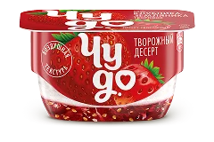 Творожный десерт клубника-земляника