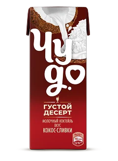 Молочный коктейль кокос-сливки