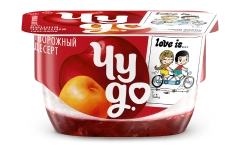 Творожный десерт вишня-черешня