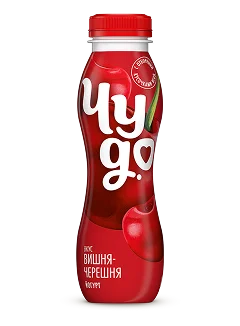 Йогурт питьевой вишня-черешня